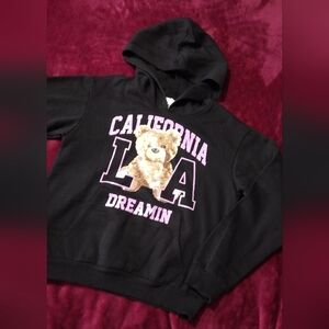 NWOT Black California Dreamin' Hoodie